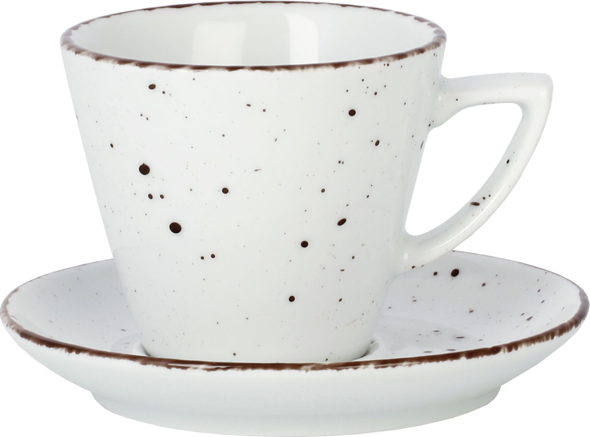 Porzellanserie "Granja" weiß Tasse obere Kaffee/Cappuccino